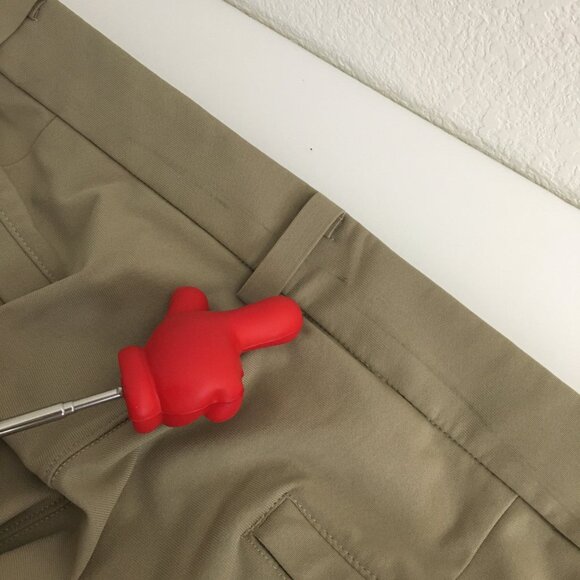 Lululemon Commission Pant Classic Mens Size 34 x 28 Stretch 5 Pockets Beige - Picture 15 of 15